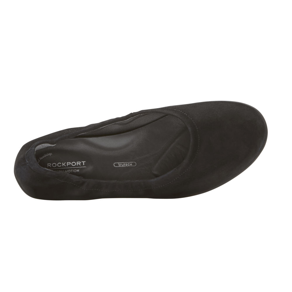 Tenis De Ballet Rockport Mujer Mexico - Truflex Chenole Negros - WQJMU7496